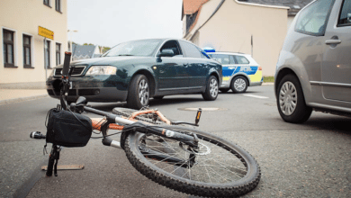 قانون تصادف با دوچرخه سوار