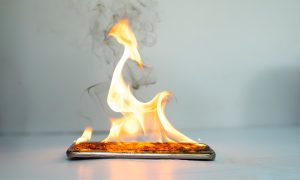 آتش‌گرفتن باتری موبایل