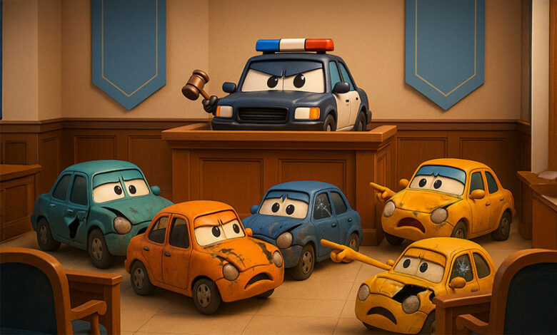 در تصادف زنجیره ای مقصر کیست