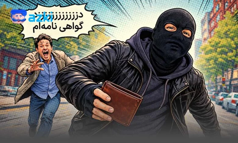 درخواست گواهینامه المثنی