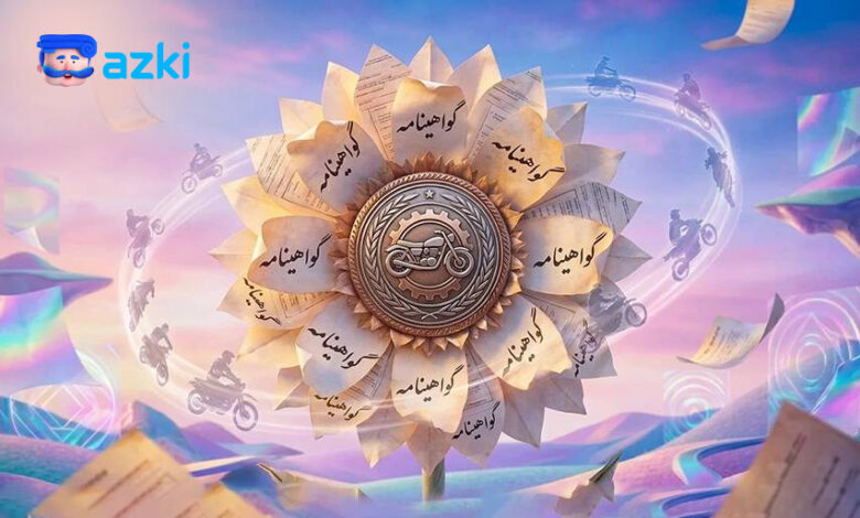 هزینه گواهینامه موتور سیکلت